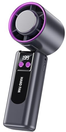 Nuevo portátil de 199 velocidades, pantalla digital de carga USB pequeña de alta velocidad, turbina de viento grande, ventiladores de refrigeración para senderismo, playa, escuela, caminar, viajar