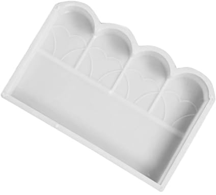 SAFIGLE Molde de Plástico para Valla de Jardín Duradero Reutilizable y Fácil de Usar para Bricolaje Molde para Cercas y Bordillos de Cemento Patios y Exteriores