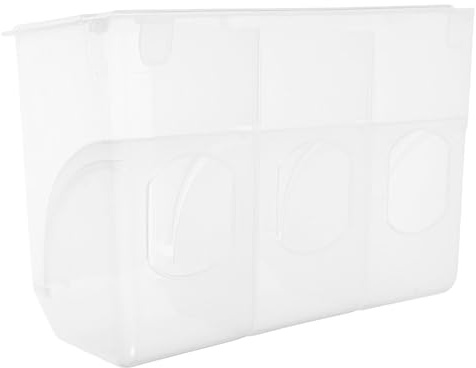 SHOWERORO Comedero para Jaulas de Pájaros y Codornices Caja Alimentadora Anti-derrames Plástico Resistente y Fácil de Limpiar Suministros para Alimentación de y Aves Pequeñas