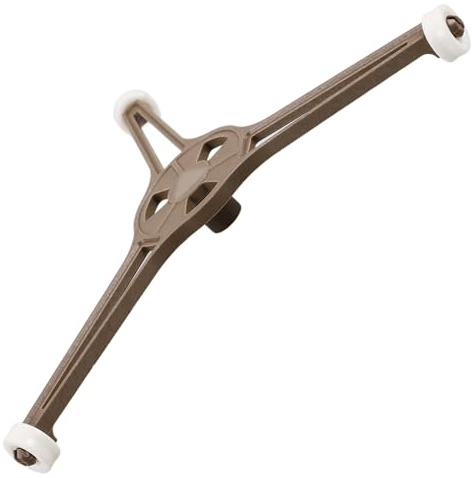 Gadpiparty Soporte para Bandeja de Vidrio Rodillo Giratorio y Marco Triangular Estable para Microondas, Repuesto Compatible, Anillo Giratorio para Calentamiento Uniforme, Pieza de Recambio
