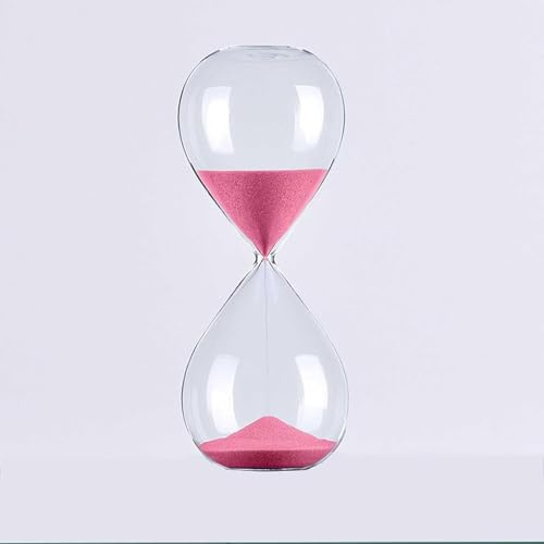 Clessidra, orologio con sabbia, timer in vetro da 60 minuti per cucina, aula e decorazione di casa e ufficio