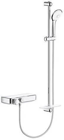 GROHE Grohtherm SmartControl - Thermostat-Brausebatterie (Thermostat-Brausebatterie, Massage Brausegarnitur, 900mm), chrom, 34721000