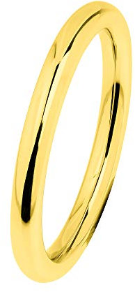 Ernstes Design Evia RIng R451 Edelstahl vergoldet Vorsteckring