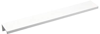 Gedotec Griffleiste | Möbelgriff aus Aluminium | 1 Stück | Schrankgriffe mit BA 200 - L 250 mm | RAFFAEL | Schubladengriffe Weiß lackiert | moderne Möbelgriffe rostfrei | hochwertiger Schranktürgriff