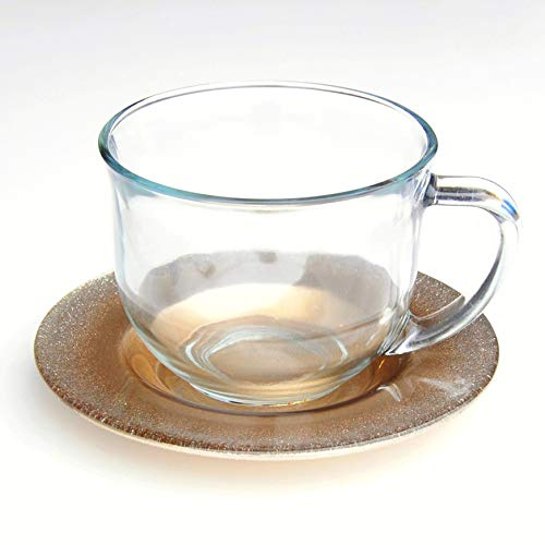 Red Pomegranate RITZ Cup and Saucer, One Size, Champagne