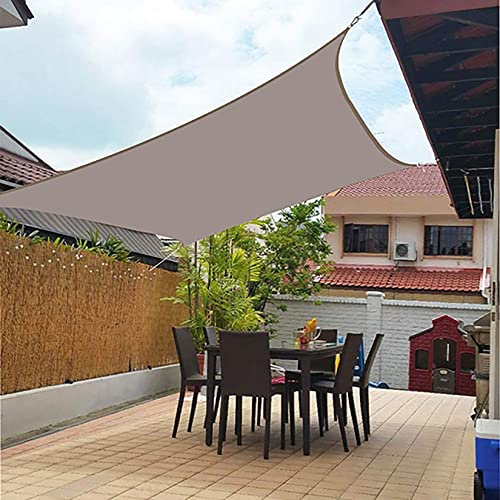 Hilftio Pergolas de Jardin # Sombreado 95% - Protección UV 95% Muebles de Jardin Baratos Toldos Exterior Transpirable Piscina, Caqui 3.6x3.6m