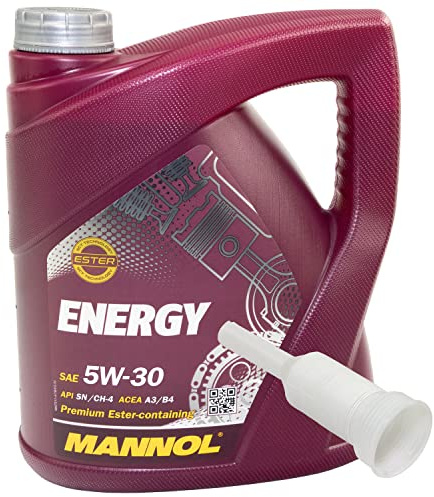 Motoröl Motor Öl MANNOL Energy 5W-30 API SN/CH-4 4 Liter mit Ausgießer