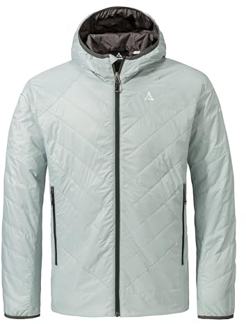 Schöffel Herren Ins Jacket Style Cascata MNS, leichte Steppjacke, Outdoorjacke mit nachhaltiger PrimaLoft Black Eco Wattierung, wasserabweisende Windjacke