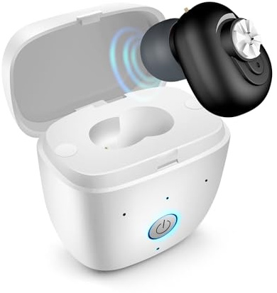 Britzgo - Tragbarer Kopfhörer für den täglichen Gebrauch, mit professionellem Digitalchip und HD-Audio, intelligente Geräuschunterdrückung, bis zu 15 Stunden Akkulaufzeit, Schwarz