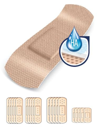 20PZ Cerotti Cicatrizzanti 3 Formati per Pelli Sensibili con Protezione Batteriostatica, Ipoallergenici, Anatomici Alto Spessore 3D, Traspiranti, Dermatologicamente Testati, Resistenti all’Acqua