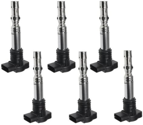 DZSQWETYU Zündspule 6 Stück Auto-Zündspule Für VW Für Phaeton 2004 2005 2006 Für Touareg 2004 2005 2006 2007 V8-4.2l 06a905115a 06b905115h. Zündmodul