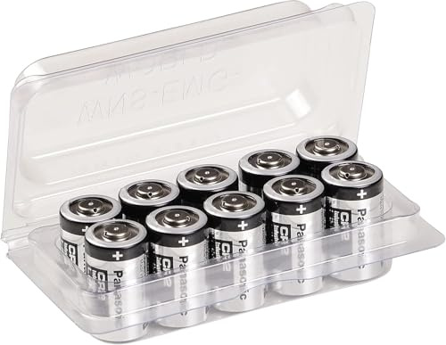 Panasonic kompatible CR2 Lithium Batterien 10er Pack – 3V Hochleistung für Kameras & Sicherheitsgeräte, Outdoor Langzeitlager, Kompatibel & Zuverlässig