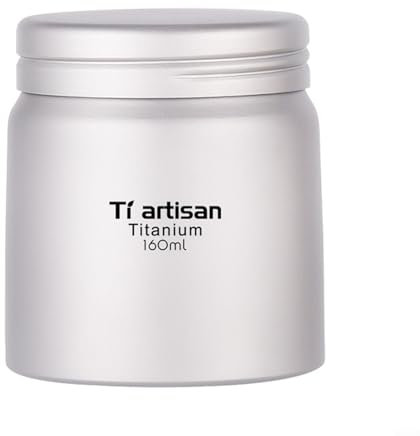 Contenitore sigillato filettato perfetto per conservare tè sfuso e caffè macinato, soluzione compatta per la conservazione degli alimenti