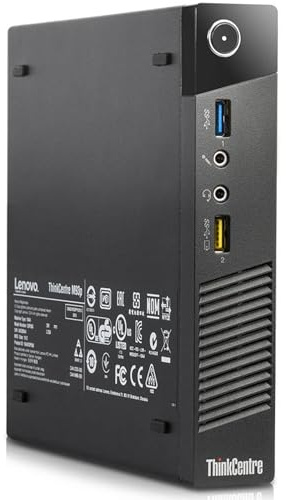 Lenovo Mini-PC Desktop-PC ThinkCentre M93p Tiny, Prozessor Core i7-4765T, RAM 16 GB, SSD 240 GB, Win 11 Pro (Generalüberholt)