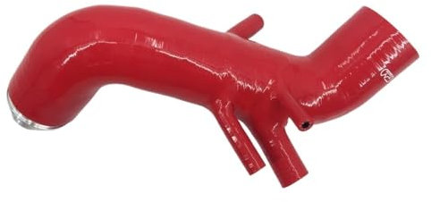 JKELPV Manguito Turbo Manguera de admisión de Turbo de Silicona de 80 mm y 3 KO4, Compatible con Audi S3 TT, Seat Leon 210 y 225 CV. Manguera Gasolina(Red)