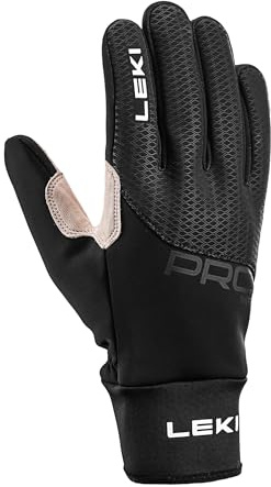 LEKI Unisex PRC Premium Thermo Plus Handschuhe Langlauf Running Black-Sand