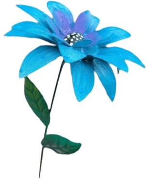 rongweiwang Dessa Blommor Trädgårdsstakar är lämpliga för uteplatser Järn Blommor Trädgårdsstake Set Konstnärligt tillägg till utomhusmiljön Ornament Metall Yard Art Stake