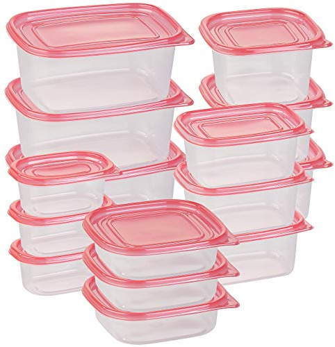Rosenstein & Söhne Gefrierdosen: 30-teiliges Frischhaltedosen-Set BASIC, lebensmittelecht (15 Dosen) (Gefrierdosen Set, BPA frei, aus)