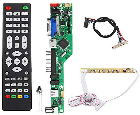 BliliDIY T.Rd8503.03 Universal Led Tv Controller Lcd Driver Board 1Ch 6Bit 30Pins