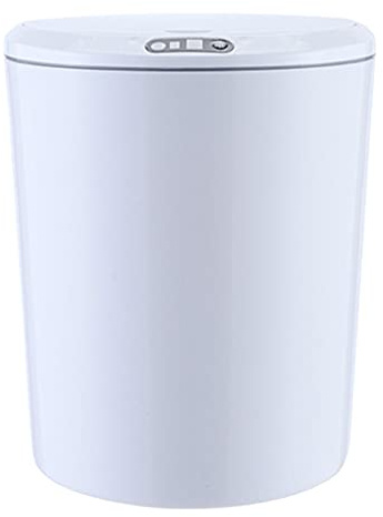 MagiDeal Poubelle à capteur 3/5L, Petite Poubelle en Plastique pour Salle de Bain, Chambre, Maison, Bureau, Salon, Cuisine, Blanc 5L