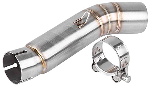 51mm Tubo scarico moto,KIMISS acciaio inossidabile collegamento del tubo centrale di scarico del motociclo connect per CBR500R CB500X CBR400R CB400X