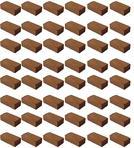 48x Blumenerde | Humuserde | Anzuchterde ohne Dünger | 288 Liter | Kokosfaser Erde Orchidee | Cocos Humus | 650g 20x5,5x10cm | Torferde Garten Kokosnuss Erde Substrat Zimmerpflanzen Kokoserde kaufen