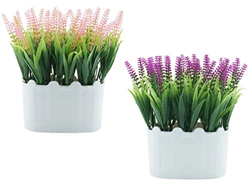 Yardwe 2piezas Adornos De Bonsái Artificiales Macetas Decorativas Decoración De Plantas Decoración De Hogar