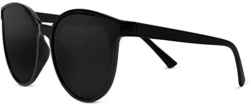 URAQT Occhiali da Sole, Occhiali di Sole Occhialini da Sole Unisex con Panno per Occhiali, Occhiali Sunglasses Ochiali di Sole con Protezione Uv, Per Antiriflesso Guida Pesca Sport(Nero#)
