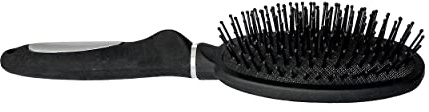 HAARBÜRSTE schwarz mit Noppen Allzweckbürste Rundbürste Skelettbürste Massagebürste Haarpflege Fönbürste Rund Allzweck Skelett Massage Haar Kamm Bürste 58 (Allzweckbürste)