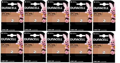 Duracell 371/370, SR920, Uhrenbatterie - 10 Batterien