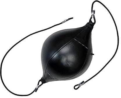 Double End Punching Ball, Double End Striking Ball, Hängender MMA Striking Ball aus PU-Leder, Boxsack mit Verstärktem Elastischem Seil, Speed ​​ Ball für zu Hause