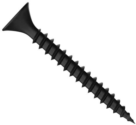 PARCO Deutsche Premium Schnellbauschrauben, Gipskartonschrauben, Rigipsschrauben, Gipsplattenschrauben | Schwarz, 3,6x35mm Feingewinde PH2 1000 Stück
