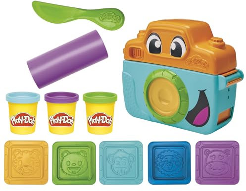 Play-Doh - Set de Juego Primeras Creaciones con el Avión de Juguete, Plastilina No Tóxica, Manualidades Infantiles