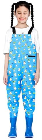 Zasdvn Angler-Watstiefel für Kinder,Kinder-Watstiefel | Einteilige Wathosen für Jugendliche zum | Jagdwathosen, Regenhosen, Stiefel und Wathosen, Wasseranzüge, Regenmäntel für Teenager