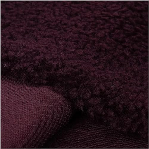 Kunstpelz-Überwurf, Kunstpelzstoff, 150 cm breit, weicher Kunstschaffell-Stoff, Material für Kleidung, Decke, Bastelarbeiten für Kleidung, Socken, Puppen, Weihnachtsbäume usw. (Farbe: Cremeweiß,