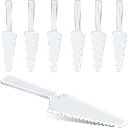 6 taglierine usa e getta in plastica per torte, torte, pizza, pasticceria, per cucina, matrimoni, buffet