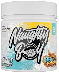 Naughty Boy Menace V2 Pre-Workout Powder - Fizzy Cola Bottles, MAX Catalyst, CDP Choline & Uridine, Energy, Pump & Focus,420g