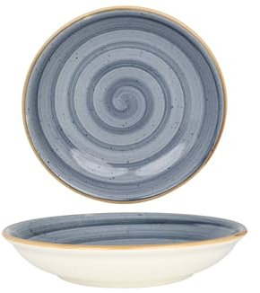 Bonna Placa de servicio - Aura Dusk - Porcelana - 20 cm (500cc) - juego de 2