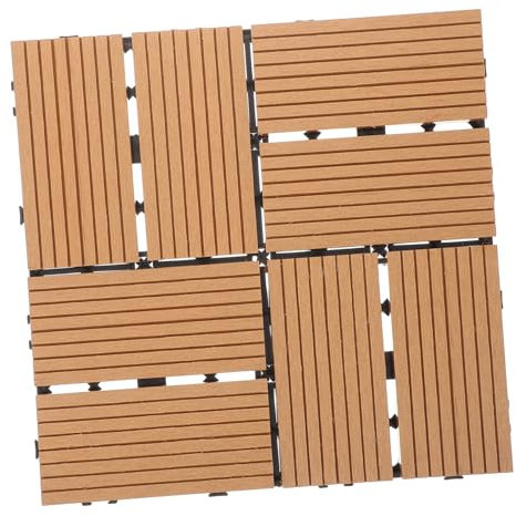 POPETPOP Dekorative Interlocking Deckfliesen Für Balkon Und Garten Einfach Zu Verlegen Wetterfest Stabil Und Rutschfest Für Terrassen Und -projekte