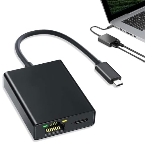 Micro USB to RJ45 Ethernet Adapter – Compatible with Fire Stick, Chromecast, and TV Sticks – Plug & Play Network Adapter for Faster Streaming
