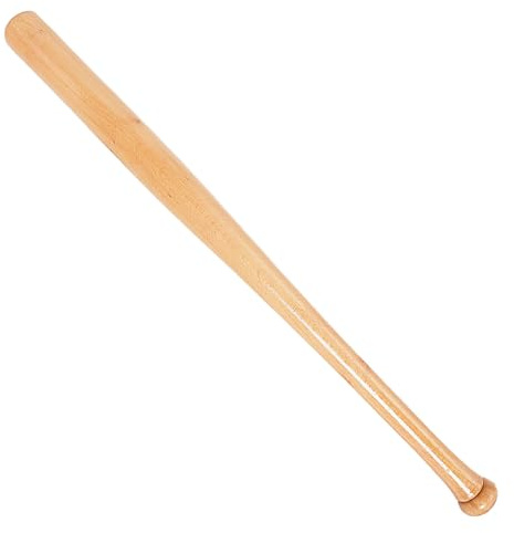 Zkydhbd Piccola mazza da baseball in legno da 45,7 cm, non finita, per progetti di realizzazione a mano e feste sportive, in legno