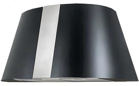 Fhuller Cappa Cucina Parete Moderna 75 cm SIBILLA K304 NR – Inox/Nera– Motore 420 m³/h (Opzione 620 m³/h) – Filtri Alluminio Professionali Lavabili – Illuminazione LED – Installazione a Muro