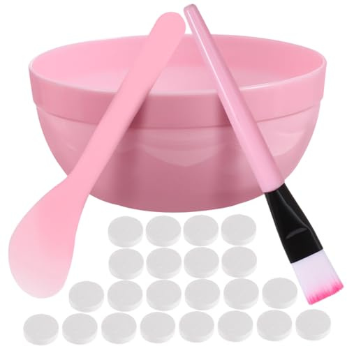 GANAZONO Gesichtsmasken DIY Komprimierte Tuchmaske Schüssel Pinsel Spatel Hautpflege Werkzeug für Frauen Maske Selber Machen Beauty Gesicht Anwendung Zuhause und Salon