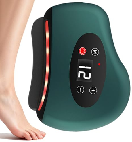 Masajeador De Pies Rascador Corporal Eléctrico de Vibración | Masajeador para el Cuerpo y Rascador de Pies para Hombres y Mujeres, Espalda, Brazo, Cara, Recuperación Muscular,