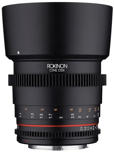 Rokinon 85mm T1.5 Cine DSX Prime Lens for Micro Four Thirds, Black
