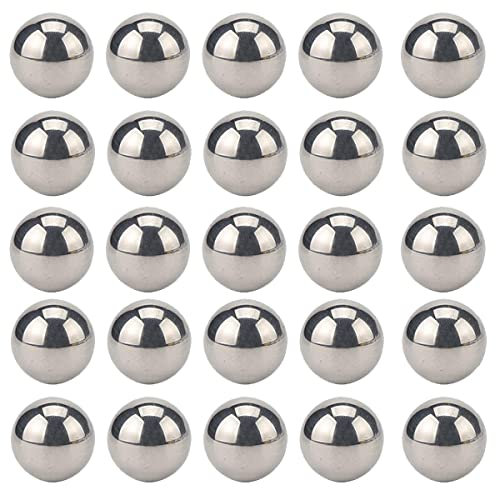 Precision Steel Bearing Balls 1/2 Inch Solid Carbon Steel Balls G25 Bearing Steel Ball 25pcs