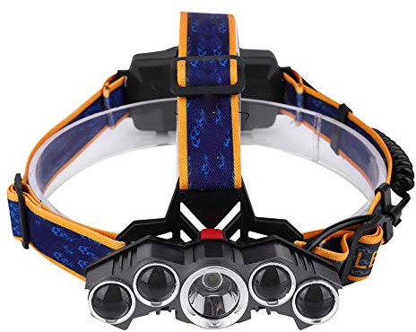 Linternas Cabeza USB Recargable,Linterna Frontal LED, L¨¢mpara de Cabeza Impermeable, 20000lm Linterna de Cabeza, Luz Frontal S¨²per Brillante, Lux Linterna Frontal LED para Camping Pesca Ciclismo