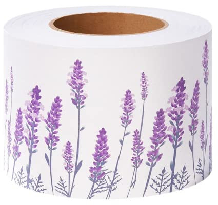 Adesivo da parete per carta da parati impermeabile in PVC, battiscopa per cucina e bagno, decorazione da parete, bordo per lavagna, viola, 10 x 500 cm