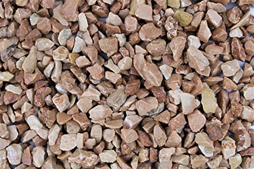 Gartenwelt Riegelsberger Ziersplitt 1 kg Rosso Verona gewaschen Körnung 8-12 mm Splitt Gartenkies Teichkies Dekokies Deko Wegkies Wegsteine Zierkies