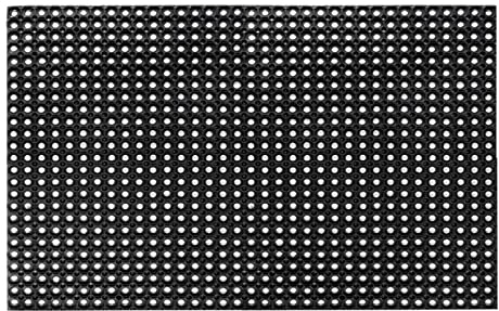 HPFloor Ringgummimatte-Wabenmatte I 80 x 120 cm Gummimatte I Flexibel einsetzbare Antirutschmatte I Witterungsresistente Ringgummimatte I gummibodenbelag Außen- Innenbereich